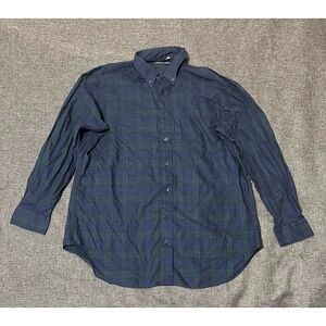 Thomas Bros Men's L Plaid Long Sleeve Shirt